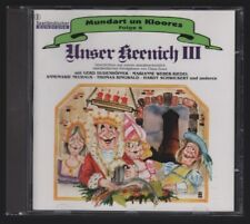 UNSER KEENICH III - MUNDART UN KLOORES - HÖRPSPIEL GERD DUDENHÖFFER - CD ALBUM