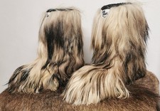 Fellstiefel Fell-Boots Krampus Perchten Fasnet Larp Hexen
