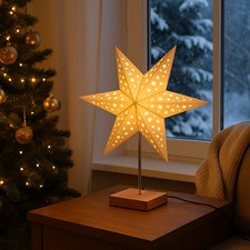 LED Tischlampe Sternform –