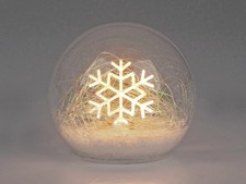 LED Kerze "Schneemann" Ø