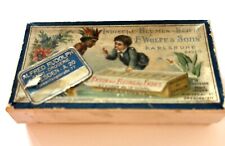 INDISCHE BLUMENSEIFE * WOLFF & SOHN KARLSRUHE * ORIGINALKARTON * 1 STÜCK SEIFE *