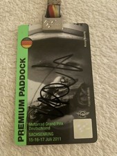 Valentino Rossi signierte