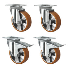 4 Stück Schwerlastrolle