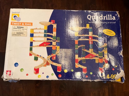 Quadrilla twist wooden marble - quadrilla,