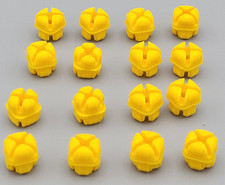 Playmobil System X Ersatzteil : 16x Verbinder (Gelb) - Stecksystem - X System