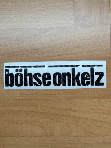 Böhse onkelz aufkleber - onkelz, 15cm
