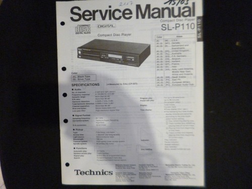 Original service manual - original,