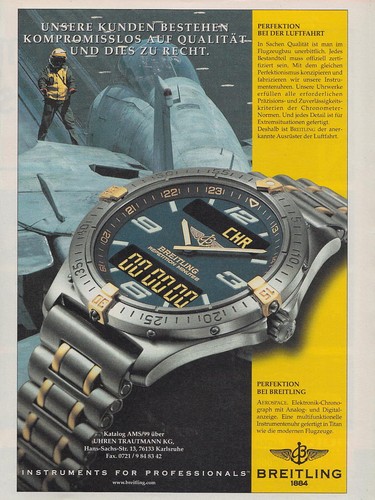 Breitling aerospace reklame - breitling,