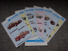 8x Opel Monza Senator Mattig
