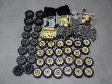 Lego Reifen Räder Felgen Chassie Indiana Adventure Pharaos altgrau Tempel Panzer