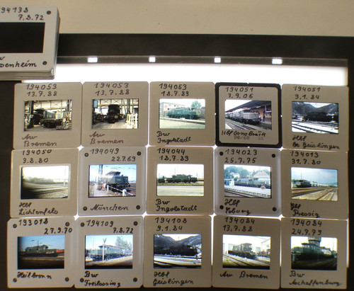 Slides locomotives - 25, of