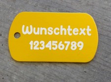 Hundemarke Dogtag Anhänger
