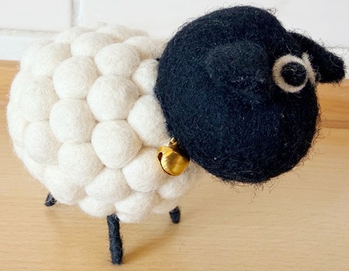 Schaf deko kuscheltier - schaf,