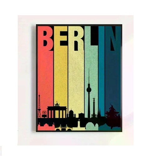 Leinwanddruck berlin wohnbild - leinwanddruck,