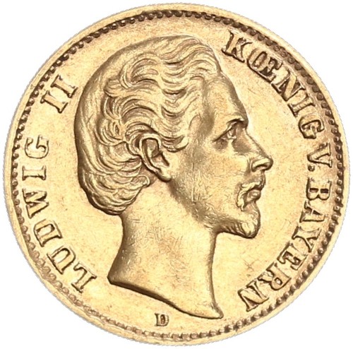 Bayern ludwig mark 1873 - bayern,