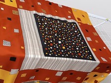 Seidentuch 75 x 78 cm, lebensfrohe Farben 