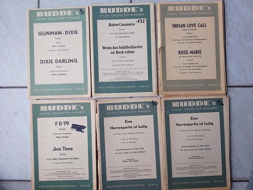 Noten budde salonorchester - noten,