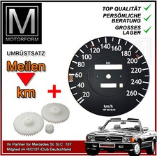 Tacho Umbausatz Mercedes 560SL