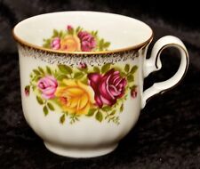 1 (von 3 ) Tasse Kaffeetasse  Winterling Motiv Rose üppig Golddekor