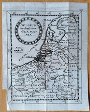 Duval Original Kupferstich Karte Niederlande - 1680