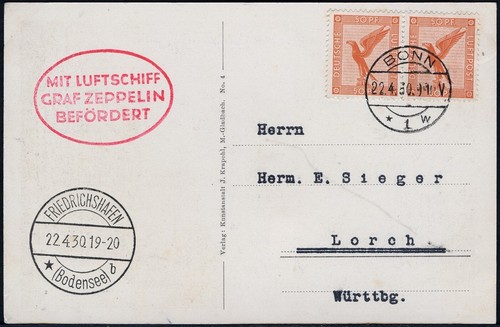 Zeppelin reich 1930 - dt.,