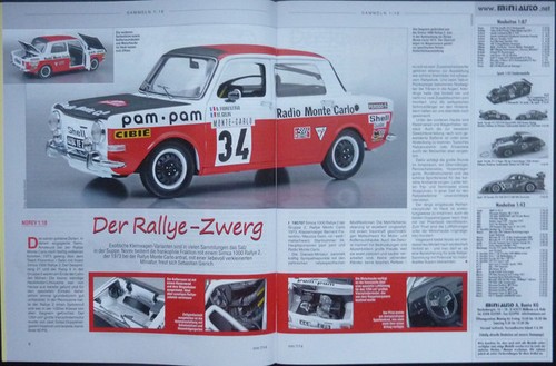 Simca 1000 rallye 1 - rallye, 1-18