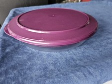 Tupperware Tafelperle  1,3 l flach Servierschüssel Salatschüssel  beere