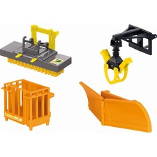 SIKU 3661 FARMER - Frontlader Anbaugeräte, 1:32, ab 3 Jahre