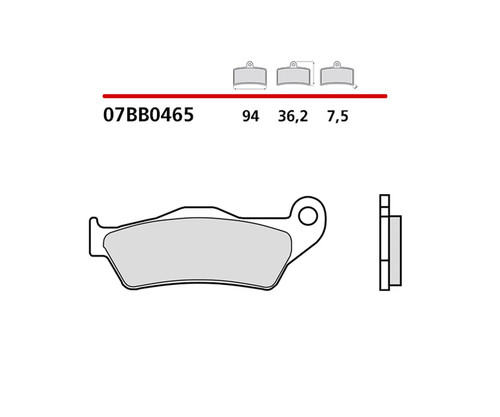 Vorderen brembo bremsbelage - brembo,