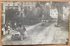 Postkarte HORCH, Auto Union Zwickau, Oldtimer Auto, Wettbewerbsfahrt 1907