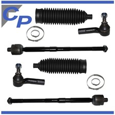 2 Spurstange vorne für Seat Ibiza V ST 6J8 für VW Polo 6R 6C + 2 Lenkmanschette