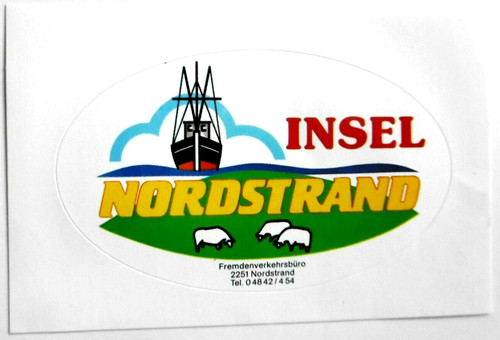 Souvenir aufkleber insel - souvenir-aufkleber,