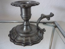 Handleuchter Kerzenhalter Kerzenleuchter Tischleuchter Becker Zinn Kerzenständer