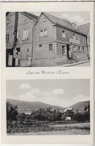 Old postcard 19 fischbach - postcard, 3/19
