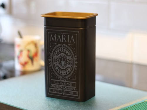 Kaffeedose personalisiert mit