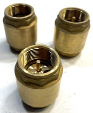 3x HS-Euro 12311 Rückschlagventil 1 1/4 " Ventil 1/4 Messing Rückschlag-Ventil