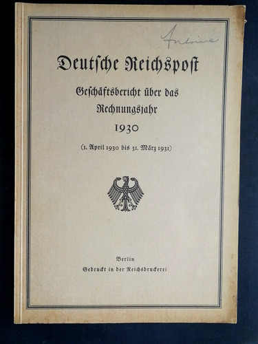 Deutsche reichspost - deutsche,