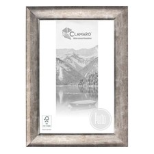 Bilderrahmen Antik Massivholz Silber Barock Vintage | PORTO | CLAMARO