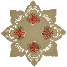 Tischdecke Weihnachten Stern