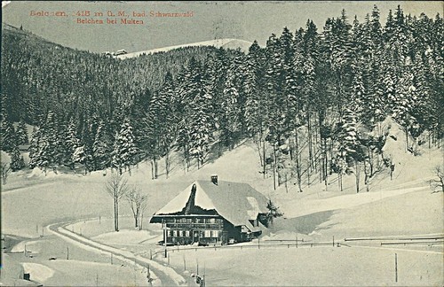 Ansichtskarte belchen bei - ansichtskarte,