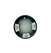 LC Light Bodenstrahler-Abdeckplatte Rund schwarz 3-flammig B20-R7-3 Neu