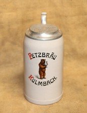alter Bierkrug Petzbräu