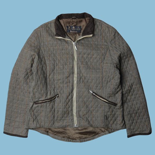 Vintage barbour quilted tweed - vintage,