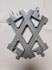 Lego Duplo 6376 Eisenbahn TRAIN Schienen Kreuzung DUNKELGRAU ZUG