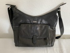 Spikes & Sparrow Leder Crossbody Alabama schwarz Vintage gebraucht