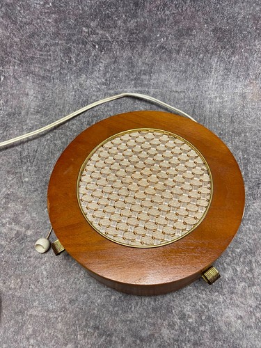 Vintage holz lautsprecher rund - vintage,