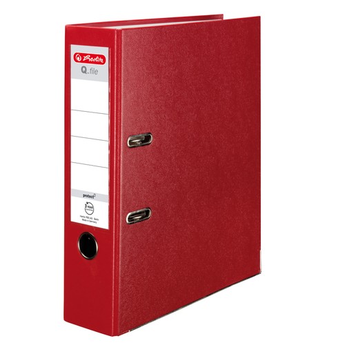 Herlitz ordner 80mm rot - herlitz,
