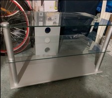 Fernsehtisch aus Glas