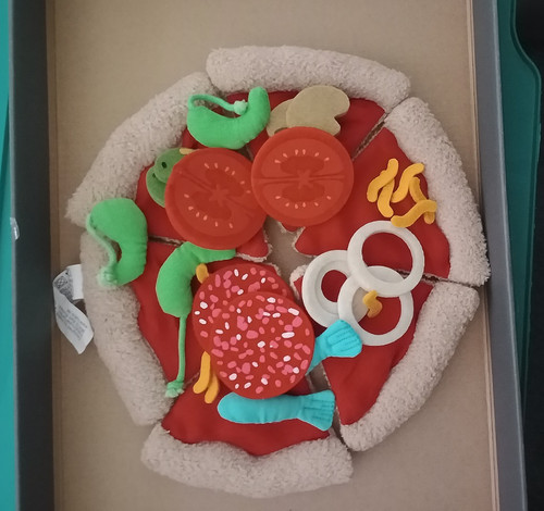 Stoff spielpizza set mit - stoff,