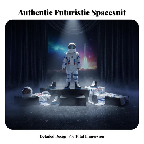 Astronauten overall mit helm - astronauten-overall,